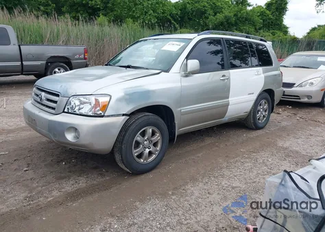 2007 Toyota Highlander из США, поврежденный, VIN JTEGD21A170170931